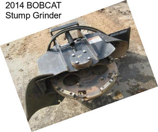 2014 BOBCAT Stump Grinder