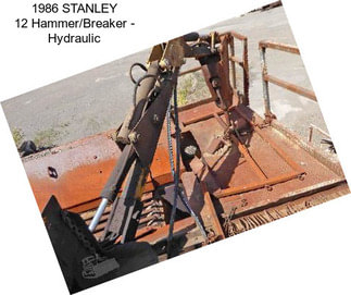 1986 STANLEY 12 Hammer/Breaker - Hydraulic