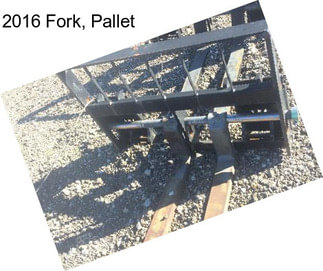 2016 Fork, Pallet