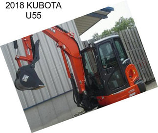 2018 KUBOTA U55