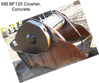 MB BF120 Crusher, Concrete
