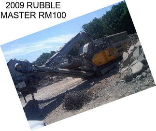 2009 RUBBLE MASTER RM100