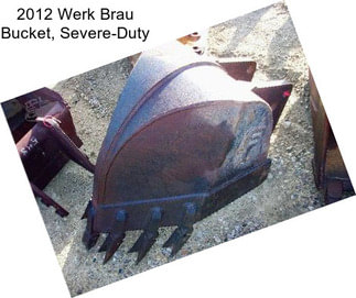 2012 Werk Brau Bucket, Severe-Duty