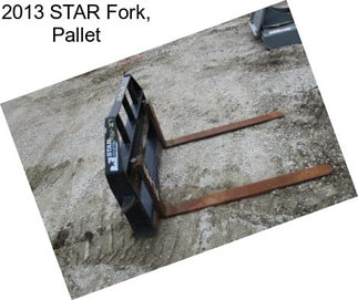 2013 STAR Fork, Pallet