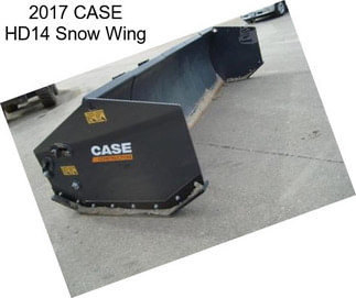 2017 CASE HD14 Snow Wing