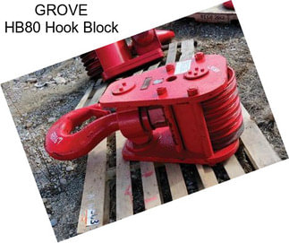 GROVE HB80 Hook Block