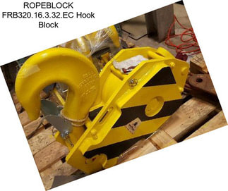 ROPEBLOCK FRB320.16.3.32.EC Hook Block