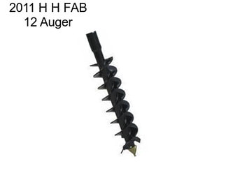 2011 H H FAB 12 Auger