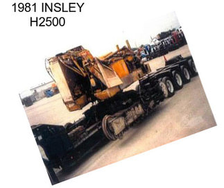1981 INSLEY H2500