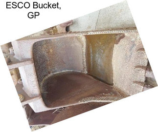 ESCO Bucket, GP