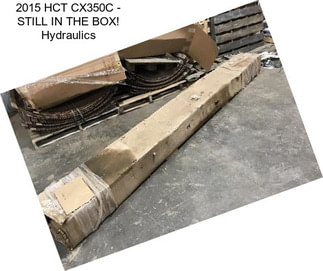 2015 HCT CX350C - STILL IN THE BOX! Hydraulics