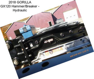 2018 GORILLA GX120 Hammer/Breaker - Hydraulic