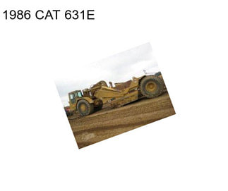 1986 CAT 631E