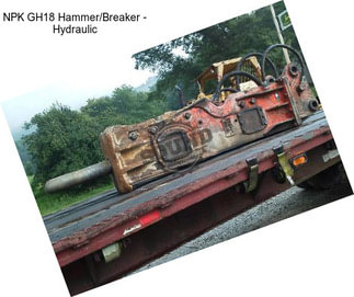 NPK GH18 Hammer/Breaker - Hydraulic