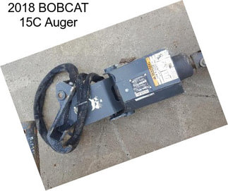 2018 BOBCAT 15C Auger