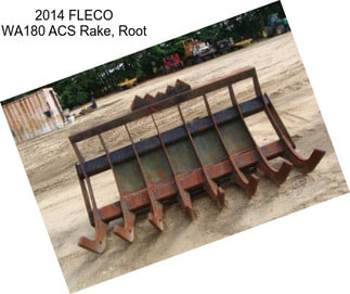 2014 FLECO WA180 ACS Rake, Root