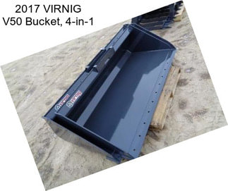 2017 VIRNIG V50 Bucket, 4-in-1
