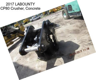 2017 LABOUNTY CP80 Crusher, Concrete