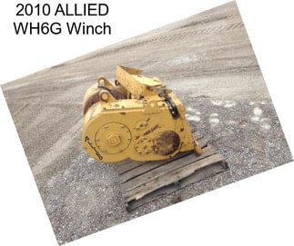 2010 ALLIED WH6G Winch