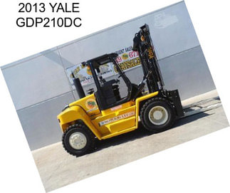 2013 YALE GDP210DC