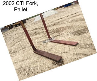 2002 CTI Fork, Pallet