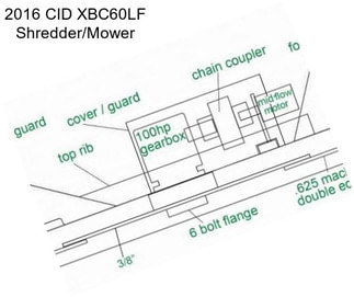 2016 CID XBC60LF Shredder/Mower
