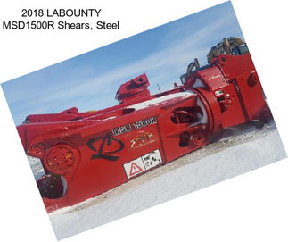 2018 LABOUNTY MSD1500R Shears, Steel