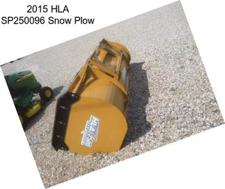 2015 HLA SP250096 Snow Plow