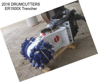 2016 DRUMCUTTERS ER1500X Trencher