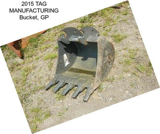 2015 TAG MANUFACTURING Bucket, GP