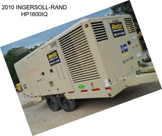 2010 INGERSOLL-RAND HP1600IQ