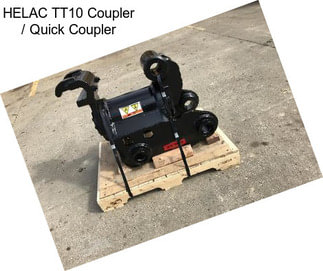 HELAC TT10 Coupler / Quick Coupler