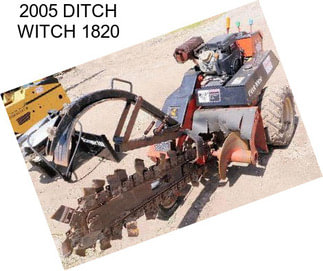 2005 DITCH WITCH 1820
