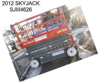 2012 SKYJACK SJIII4626