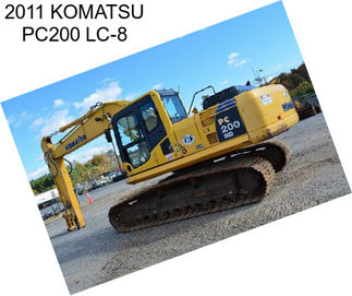 2011 KOMATSU PC200 LC-8