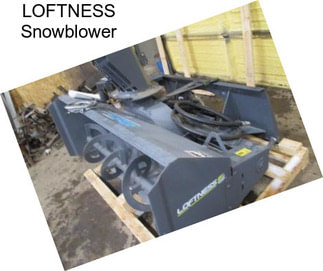 LOFTNESS Snowblower