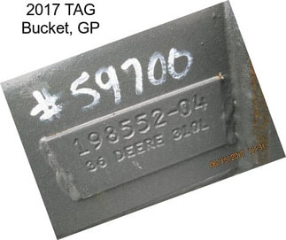 2017 TAG Bucket, GP