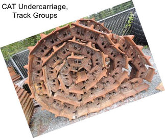 CAT Undercarriage, Track Groups