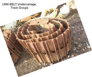 LINK-BELT Undercarriage, Track Groups