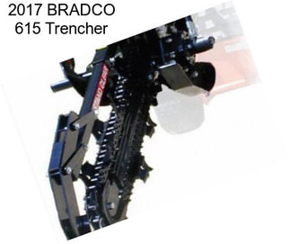 2017 BRADCO 615 Trencher