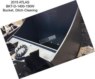 2015 ATLAS BKT-D-1400-190W Bucket, Ditch Cleaning