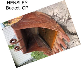 HENSLEY Bucket, GP