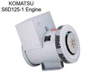 KOMATSU S6D125-1 Engine