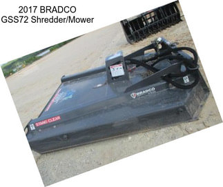 2017 BRADCO GSS72 Shredder/Mower