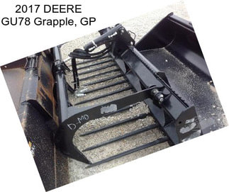 2017 DEERE GU78 Grapple, GP