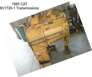 1985 CAT 6V1720-1 Transmissions