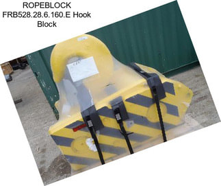 ROPEBLOCK FRB528.28.6.160.E Hook Block