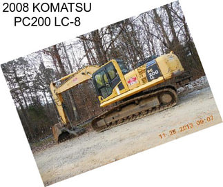 2008 KOMATSU PC200 LC-8