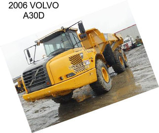 2006 VOLVO A30D