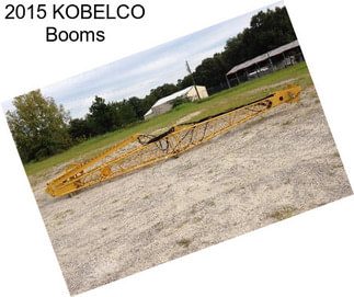 2015 KOBELCO Booms